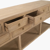 Meubles d'entrée ethniques antiques chinois en bois massif Vintage salon Console Table maison hôtel meubles naturels en gros