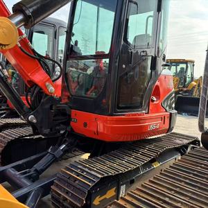 Excavadora Usada Original Japonesa <span class=keywords><strong>de</strong></span> 5.5 Toneladas Kubota U55-4 en Venta, Pocas Horas <span class=keywords><strong>de</strong></span> Trabajo, Miniexcavadora <span class=keywords><strong>de</strong></span> <span class=keywords><strong>Segunda</strong></span> <span class=keywords><strong>Mano</strong></span> Kubota U55 Kx163 Kx155 en Oferta - Product Image 4