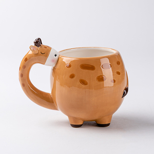 Nuove tazze di ape in ceramica personalizzate 3d Cartoon, simpatica tazza di ape gialla - Product Image 5