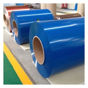 Bobina de acero galvanizado Bule prepintado de alta calidad Bobina de acero recubierta de zinc Ppgi para chapa de techo de metal - Product Image 1