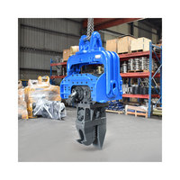 Machine de forage de pieux pour travaux de construction, marteau vibratoire, télécommande de poinçonneuse