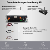 BMS Hochspannungs-Master-Slave-BMS 6S-256S 96V-1000V 100A 160A 200A 250A für LiFePO4-Akkupack UPS BESS Solarenergiespeicher
