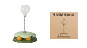 הסיטונאי הידידותי לסביבה לשחק צעצוע turntable כדור פלסטיק מזון טיזר מקל לחתולים - Product Image 6