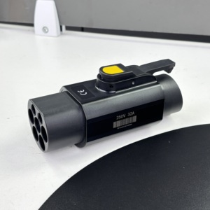 Adaptateur de charge EV de type 2 à type 1, convertisseur AC 32A 7,4 kW, SAE J1772 vers IEC 62196-2 pour Nissan Leaf Mitsubishi Outlander CE - Product Image 4