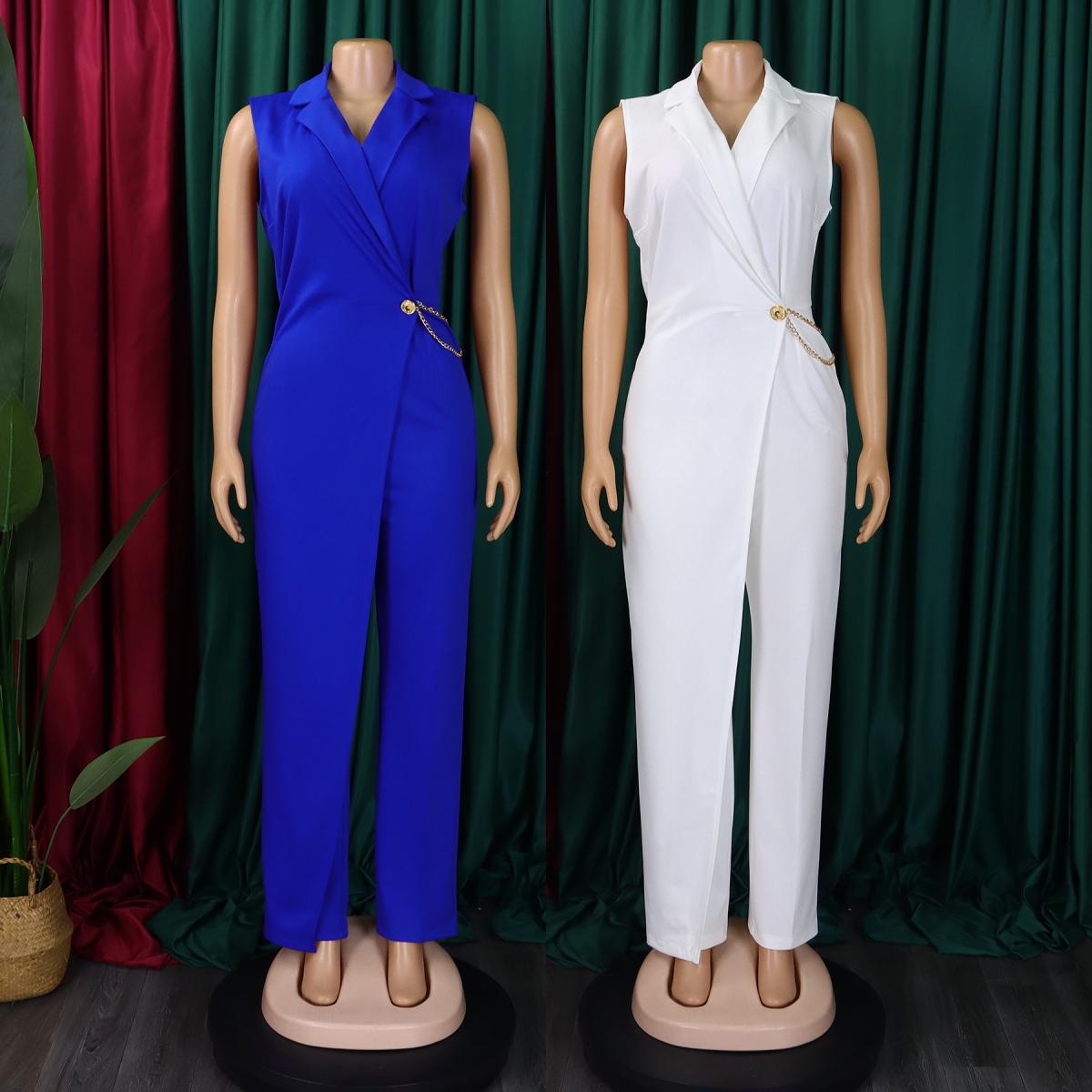 Shop Our Elegant African Office 2025 Suit Collar Waist Chain