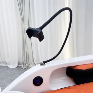 Fabrika özel r japon kafa spa ekipmanları geniş yatak masaj elektrikli kafa spa şampuan masaj yatakları saç yıkama şampuan sandalye