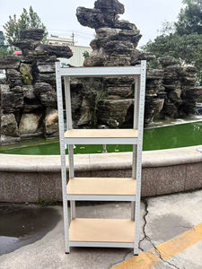 מדפי מתכת מגולוונים בעלי 5 קומות בגדלים שונים לאחסון במחסן - Product Image 6