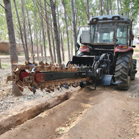 Zanjadora de Cadena de Acero al Manganeso Resistente al Desgaste con Profundidad Ajustable para Agricultura y Construcción