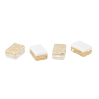 Tuiles en bambou tissées sans soudure, collection de blocs de Mahjong transparents personnalisés pour joueurs occasionnels et tournois