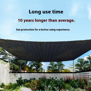 HDPE สานกันแสงยูวีแบบปรับได้ตามต้องการความหนาที่กำหนดเองได้หลังคาจอดรถที่บังแดดตาข่ายทรงสี่เหลี่ยมผืนผ้าใช้ในสวนและกลางแจ้งเพื่อการเกษตร - Product Image 4