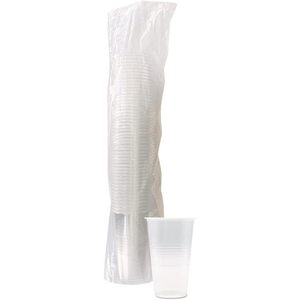Boardwalk BWKTRANSCUP20PK 20 Oz. Clear Translucent Plastic <b>Cold</b> Drink <b>Cups</b> Packaged 50/Pack - Product Image 4