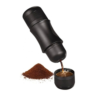 Nhà Máy Trực Tiếp Cổ Điển Ngoài Trời Duy Nhất Cup Xe Du Lịch Mini Espresso Xách Tay Cà Phê Maker Với Áp Lực Bằng Tay - Product Image 2