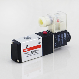 única de/de Control eléctrico de válvula neumática AC220V 3 vías 2 posiciones 3/2 solenoide operada por aire Válvula de - Product Image 3