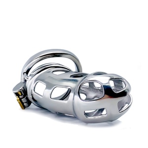Dispositivo de Castidad Masculina FRRK con Bloqueo para Pene, Diseño con Orificio, Jaula para Pene para Sissy Gay BDSM, Jaula de Castidad, Bloqueo para Pene, Juguetes Sexuales para Hombres - Product Image 6