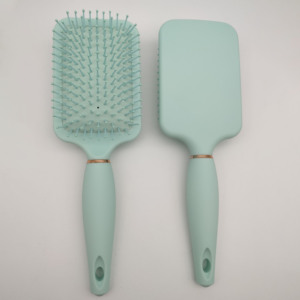 Cepillo de Pelo Cuadrado de <span class=keywords><strong>Gran</strong></span> Tamaño de Marca Privada, Cepillo de Aire con Cojín para Uso Doméstico y en Salón, Peine Desenredante Natural para Peinar - Product Image 4