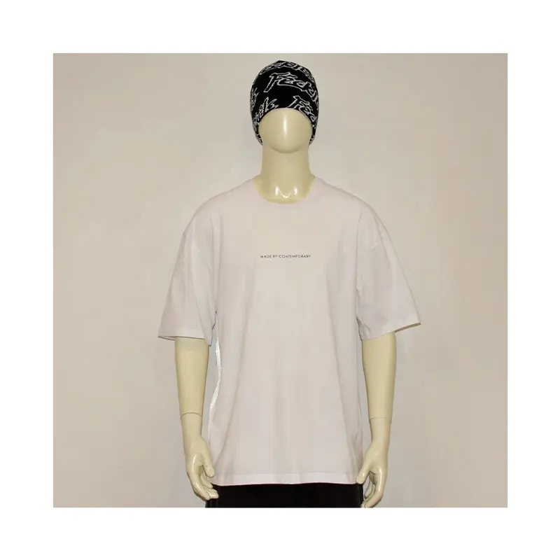 100% cotton fabric regular fit t-shirts screen printing heavyweight t-shirt custom white t shirt
