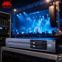 Amplificateur de puissance professionnel 2x400W 2x800W 1x1600W 4 Ohm PA avec XLR Speakon pour sonorisation live, discothèque, DJ