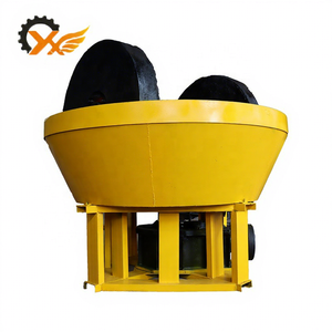 Moteur à courant alternatif de grande puissance 1-1.5 t/h poudre de broyage de minerais d'or rouleaux ronds <span class=keywords><strong>moulin</strong></span> 1200 <span class=keywords><strong>moulin</strong></span> à casserole humide portant Yuxiang - Product Image 1