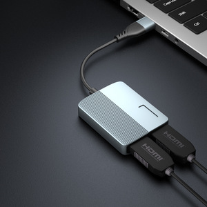Station d'accueil USB vers double <span class=keywords><strong>HDMI</strong></span>, répartiteur <span class=keywords><strong>multi</strong></span>-<span class=keywords><strong>écrans</strong></span> HD 1080p pour ordinateur portable - Product Image 5