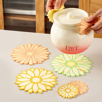 Sous-verres en PVC souple pour boissons, résistants à la chaleur, pour tasses à thé, tapis de table, tapis de protection thermique, sous-verres isolants en PVC