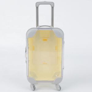 Mini-Koffer für Lip gloss Gepäck box Wimpern etui Wimpern Klare Box Große Kapazität Feder <span class=keywords><strong>m</strong></span>äppchen Christmas Candy Plastic Box - Product Image 1