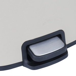 Nhà Máy Giá PU da kim loại chân chất thải giỏ Thùng rác Thùng rác Thùng rác cho khách sạn nhà - Product Image 6