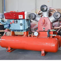 Nueva condición de alta eficiencia 7.5KW Tornillo Compresores de aire Máquina Vertical Diesel Motor Gas Minería Tornillo Compresor Motor