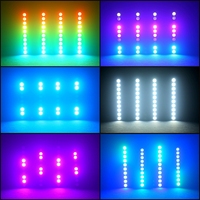 Barra de Luces LED RGBW Profesional de 10 Ojos con Matriz de Píxeles, DMX512 RDM, Efecto Blinder para Iluminación de Escenarios, Teatro, Clubes y Eventos