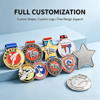 Médaille personnalisée en alliage de zinc de fabrication chinoise pour Kung Fu, Boxe, WKF, BJJ, Jiu Jitsu, Lutte, Karaté Grec, Taekwondo, Feng Shui Moderne