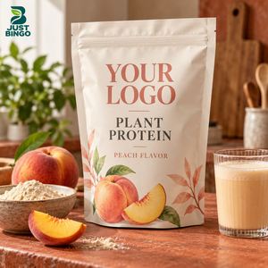 Poudre de shake protéiné halal, fournisseur OEM de marque privée avec impression d'étiquettes et conception d'emballages, provenant d'une installation certifiée GMP - Product Image 1