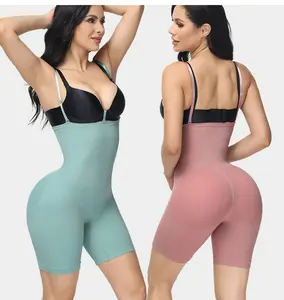 XA153 Wholesale Women's High Waist Solid Color Seamless Strap One-piece Corset Hip Lift Abdominal Compression Body Shapewear