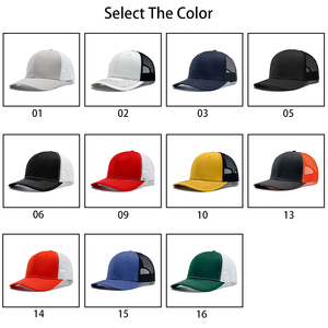 Richardson 112 Trucker Caps Großhandel Kundenspezifisches Logo Lederpatch 6-Panel <span class=keywords><strong>Snapback</strong></span> Cap Rohlinge Richardson 256 Trucker Caps - Product Image 4