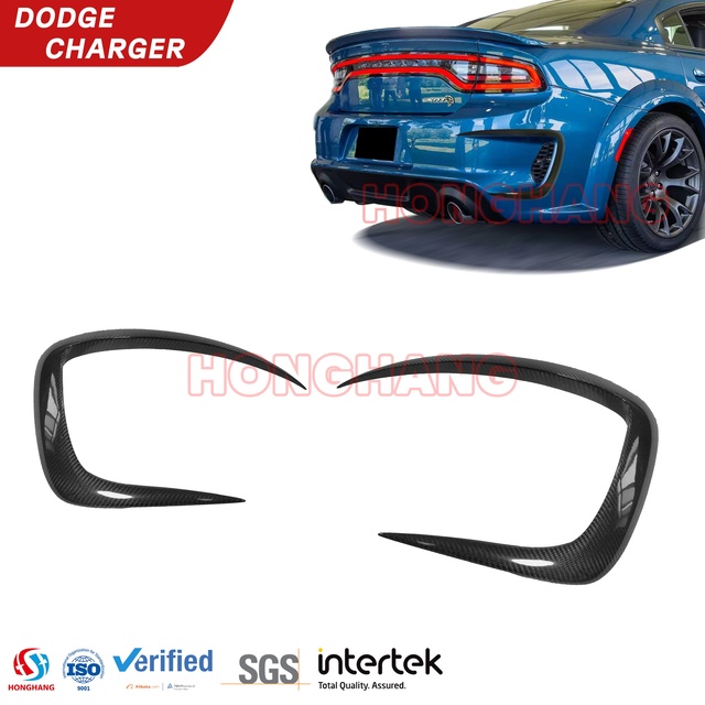 Chaoshenghang Wholesale for Dodge Charger Widebody Rear Air Outlet Cover Bumper Side Vent Accessories 2020-2023