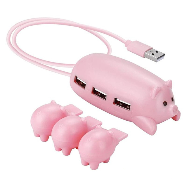 Amazing Novelty USB Hub with 3 Little Pigs Hub Laptop Computer USB Hub