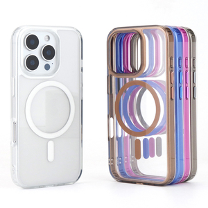 เคสสีโลหะบางระบบแม่เหล็กสำหรับ iPhone 16 PRO MAX ผิวโลหะมันวาวพร้อมเคสโทรศัพท์มือถือสีสันสดใสกันกระแทก - Product Image 1