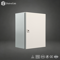 Boîtier Électrique Étanche IP66 Testé par Pulvérisation Salée CE 480H pour l'Automatisation Industrielle DistroCab EB