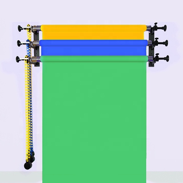 Manual Metal Background Support System Lightweight Photography Wall Mount Ceiling Backdrop Holder Elevator Kit Photo Studio