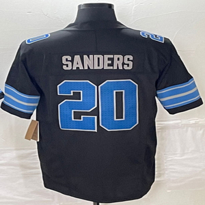 2025 hombres 97 Aidan Hutchinson camisetas de fútbol cosidas Amon-Ra St Brown Jahmyr Gibbs Jared Goff Barry Sanders <span class=keywords><strong>Isaac</strong></span> TeSlaa camisa - Product Image 5