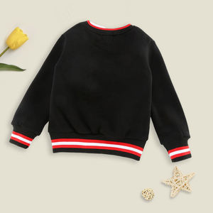 <span class=keywords><strong>Sweat</strong></span>-shirt personnalisé pour bébé garçon en molleton brossé 100% coton, chaud et décontracté, avec imprimé tigre à paillettes pour la saison d'automne - Product Image 2