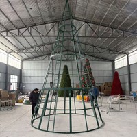 Große Weihnachtsbäume (3-33 m hoch) für Einkaufszentren, Hotels, Plätze, Außendekorationen