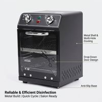 Armoire de désinfection de stérilisateur d'acier inoxydable à hautes températures pour des outils d'ongle de soins personnels comprenant des ciseaux de pince à épiler pour