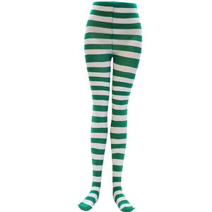 파티 소품 스트라이프 크리스마스 양말 팬티 스타킹 섹시한 스타킹 해피 할로윈 여성 스트라이프 팬티 스타킹 - Product Image 4
