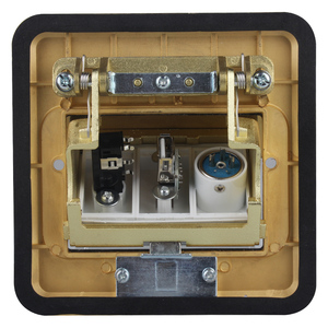 SeTo Ổ Cắm Sàn Bật Lên Bằng Đồng Bộ Chuyển Đổi Âm Thanh XLR Đực + Đầu Nối USB 2.0 + Giắc Cắm Micrô Âm Thanh Ổ Cắm Sàn - Product Image 3