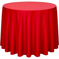 Nappe de table en satin brillant de luxe, ronde ou rectangulaire, en polyester lisse comme de la soie, pour mariage, fête, événement, banquet, décoration