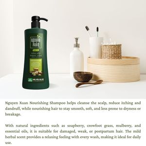แชมพูขจัดรังแคสูตรเจลบำรุงผมนุ่มฟูครีมบำรุงผมช่วยป้องกันการเกิดรังแคจากมังสวิรัติออร์แกนิก - Product Image 4