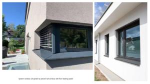 Profilé de cadre de fenêtre en alliage d'aluminium en gros, idéal pour les façades de villas avec un effet tridimensionnel intense et un bord de gouttière - Product Image 5
