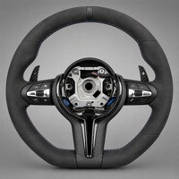 Volant sport en aluminium et cuir à 3 branches adapté aux BMW F10/F30/F20/F31/F36/F07/F11/F15/F16/F22/X5/M3/M5/M6
