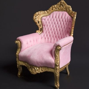 ทารกน่ารักสีชมพูใช้บัลลังก์ราชินีเล็บเท้าเก้าอี้สำหรับสปาเท้า - Product Image 1