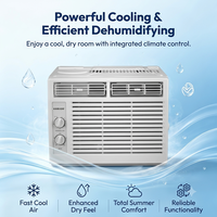 Climatiseur de fenêtre 110V 220V R410A 12000BTU On-Off pour le Venezuela
