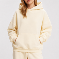Ensemble survêtement décontracté en molleton surdimensionné pour femme, personnalisable OEM/ODM, marque privée, vente en gros
